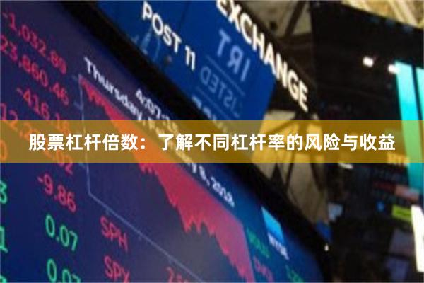 股票杠杆倍数：了解不同杠杆率的风险与收益