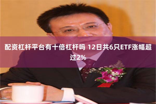 配资杠杆平台有十倍杠杆吗 12日共6只ETF涨幅超过2%