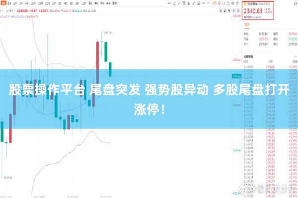 股票操作平台 尾盘突发 强势股异动 多股尾盘打开涨停！