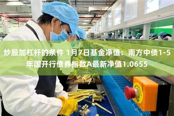 炒股加杠杆的条件 1月7日基金净值：南方中债1-5年国开行债券指数A最新净值1.0655