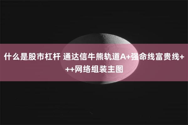 什么是股市杠杆 通达信牛熊轨道A+强命线富贵线+++网络组装主图