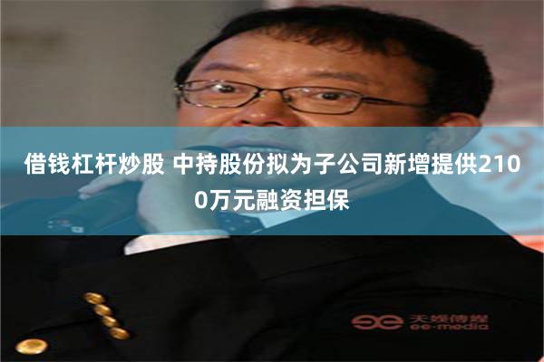 借钱杠杆炒股 中持股份拟为子公司新增提供2100万元融资担保