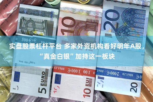 实盘股票杠杆平台 多家外资机构看好明年A股，“真金白银”加持这一板块