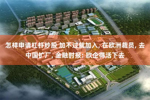 怎样申请杠杆炒股 加不过就加入, 在欧洲裁员, 去中国扩厂, 金融时报: 欧企得活下去