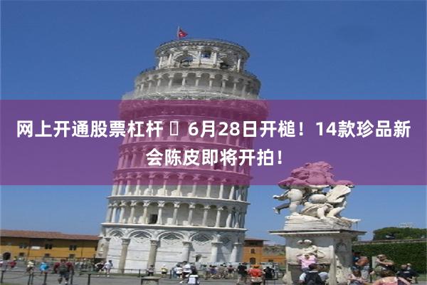 网上开通股票杠杆 ​6月28日开槌！14款珍品新会陈皮即将开拍！