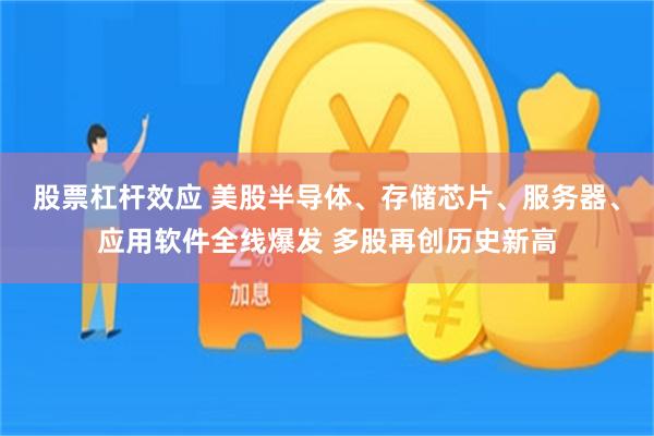 股票杠杆效应 美股半导体、存储芯片、服务器、应用软件全线爆发 多股再创历史新高