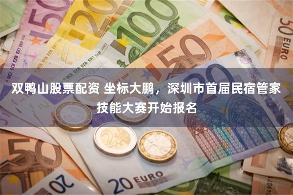 双鸭山股票配资 坐标大鹏，深圳市首届民宿管家技能大赛开始报名