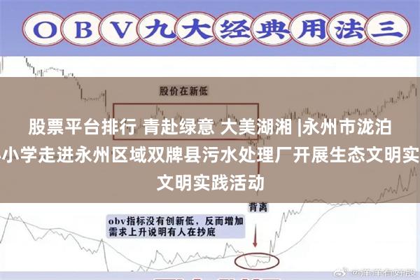 股票平台排行 青赴绿意 大美湖湘 |永州市泷泊镇中心小学走进永州区域双牌县污水处理厂开展生态文明实践活动