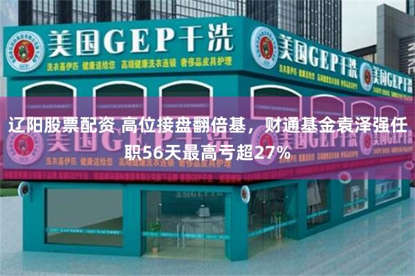 辽阳股票配资 高位接盘翻倍基，财通基金袁泽强任职56天最高亏超27%