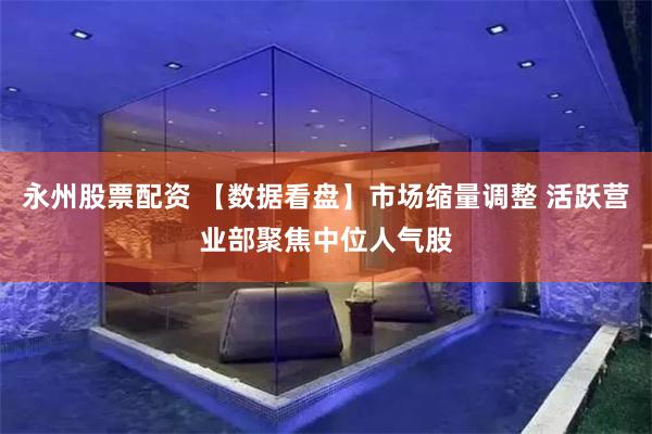 永州股票配资 【数据看盘】市场缩量调整 活跃营业部聚焦中位人气股