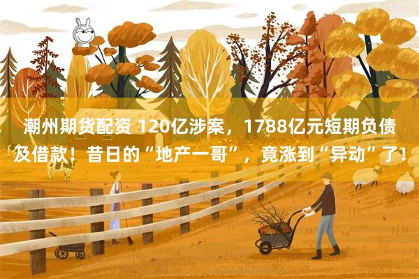 潮州期货配资 120亿涉案，1788亿元短期负债及借款！昔日的“地产一哥”，竟涨到“异动”了！